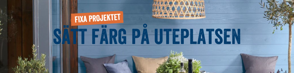 Sätt färg på uteplatsen